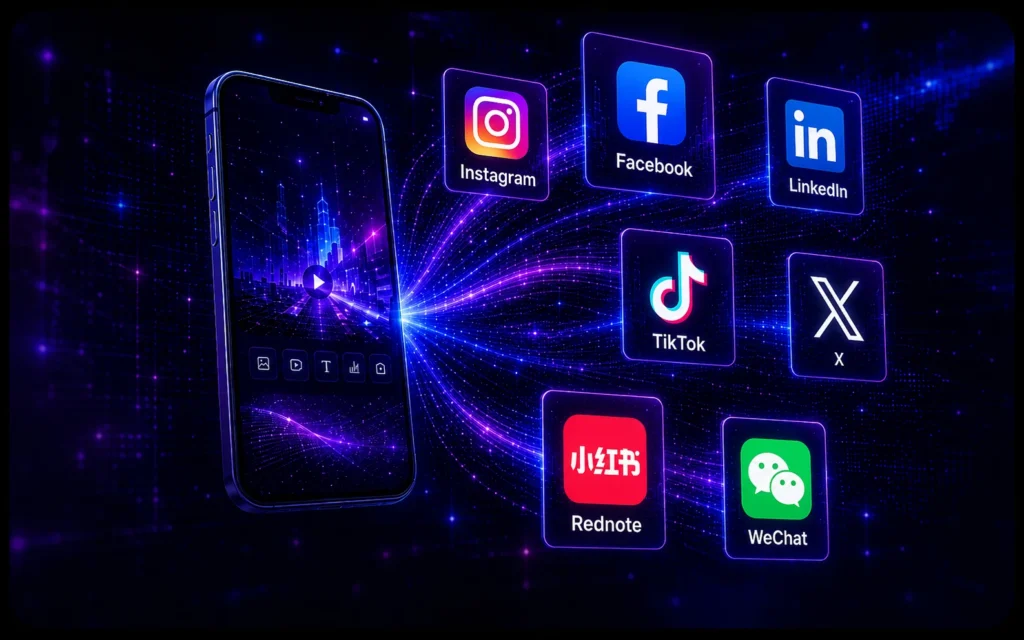 ANVO social media content creation and seeding across global platforms